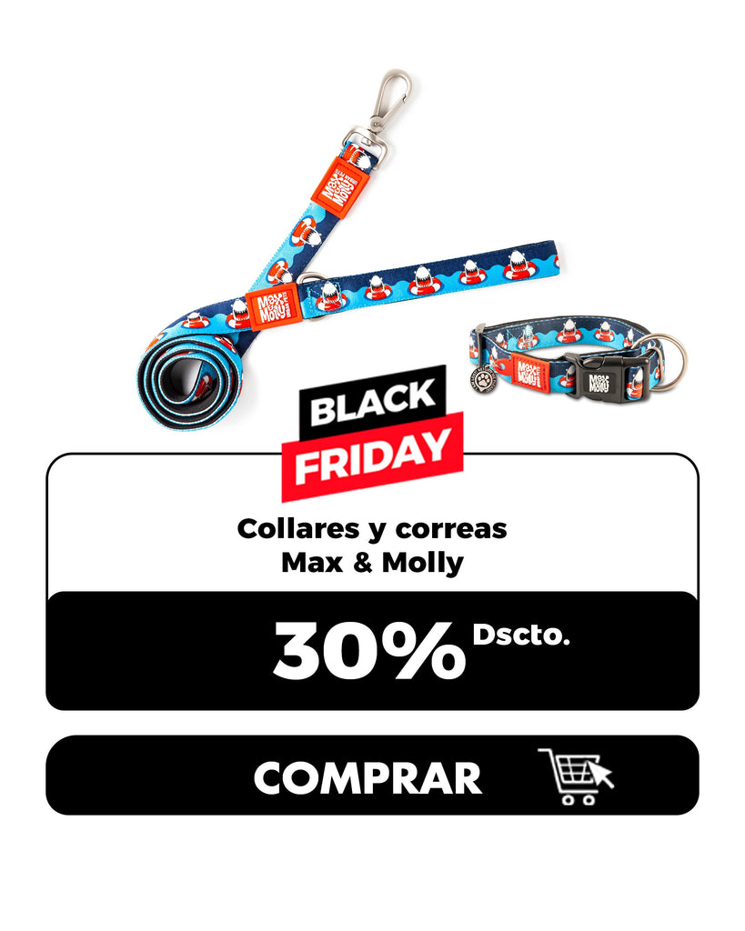 Compra collares y correas con 30% Dscto. Max & Molly