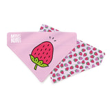 Bandana Max & Molly reversible Strawberry Dream