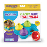 Brightkins Cupcake Party Treat Puzzle juguete de entrenamiento para perro