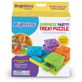 Brightkins Surprise Party Treat Puzzle juguete de entrenamiento para perro