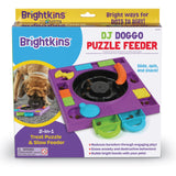 Brightkins DJ Turntable Puzzle Feeder juguete de entrenamiento para perro
