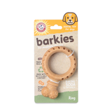 Arm & Hammer Barkies Saw Dust Ring Dog Toy Peanut Butter Flavor juguete para perros