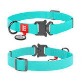 Waudog Collar Waterproof Impermeable menta Hebilla de Metal