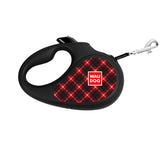 Waudog Correa Retráctil Red Plaid