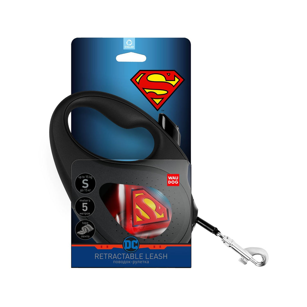 Correa Retráctil Superman Logo DC Comics - Pet Brands