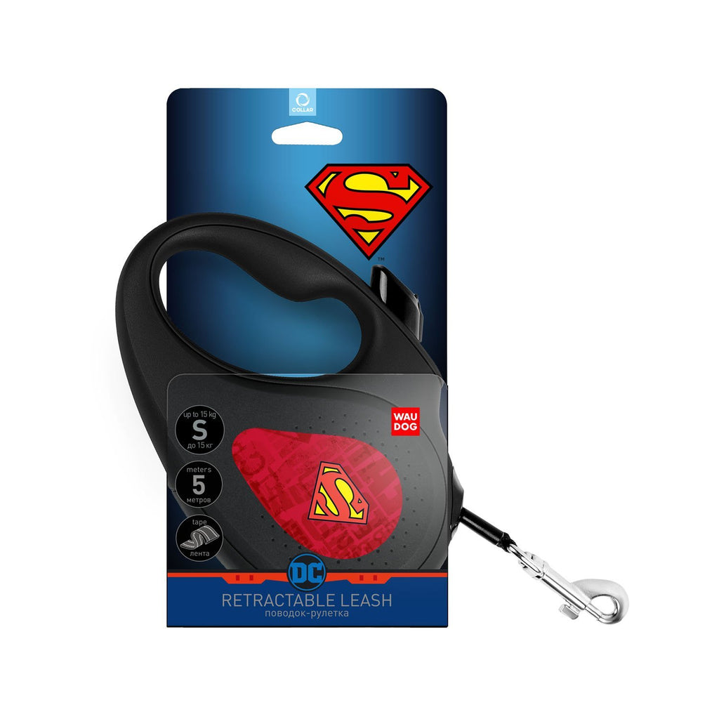Correa Retráctil Superman Logo Red DC Comics - Pet Brands