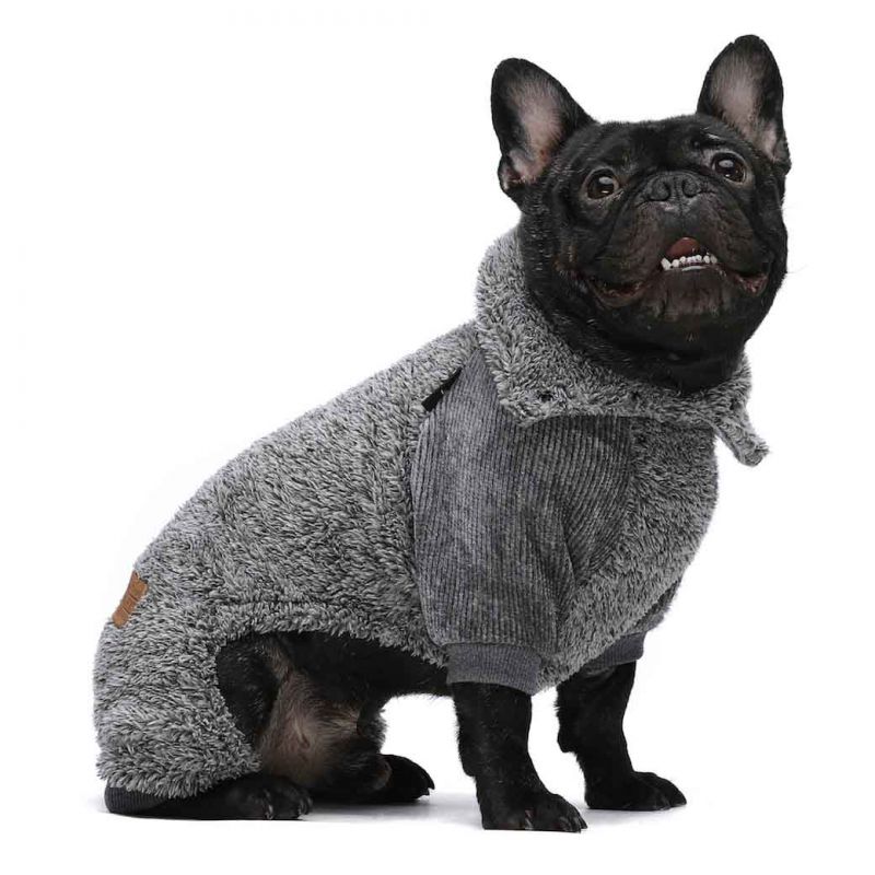 Fitwarm Abrigo Cuello de Tortuga Gris Oscuro - Pet Brands