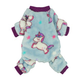 Fitwarm Pijama Unicornio Celeste