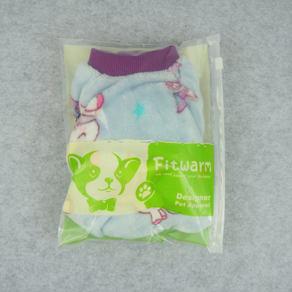 Fitwarm Pijama Unicornio Celeste - Pet Brands