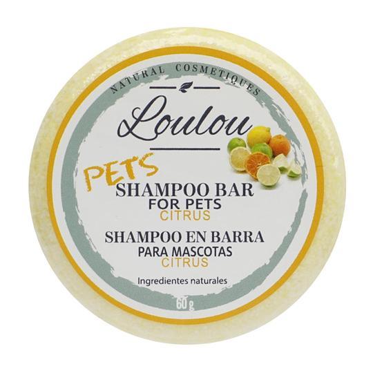 LOULOU PETS shampoo en barra para mascotas CITRUS 60gr - Pet Brands