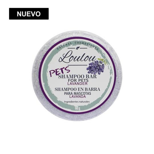 LOULOU PETS shampoo en barra para mascotas LAVANDA 60gr - Pet Brands