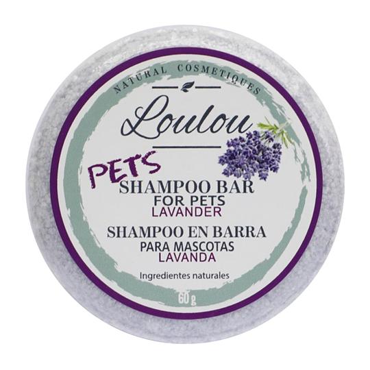 LOULOU PETS shampoo en barra para mascotas LAVANDA 60gr - Pet Brands