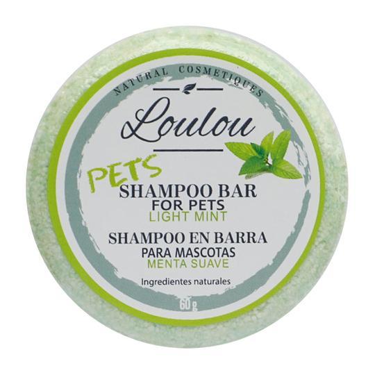 LOULOU PETS shampoo en barra para mascotas MENTA SUAVE 60gr - Pet Brands