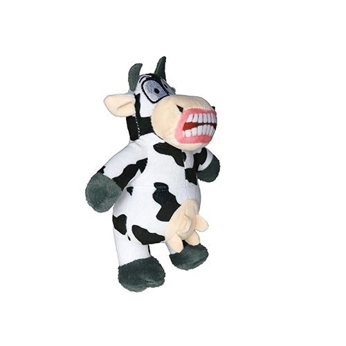 Mighty Jr Angry Animals Cow juguete para perro - Pet Brands