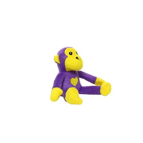 Mighty Jr Safari Monkey Purple juguete para perro - Pet Brands