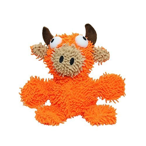 Mighty Microfiber Ball Med Bull Orange juguete para perro - Pet Brands