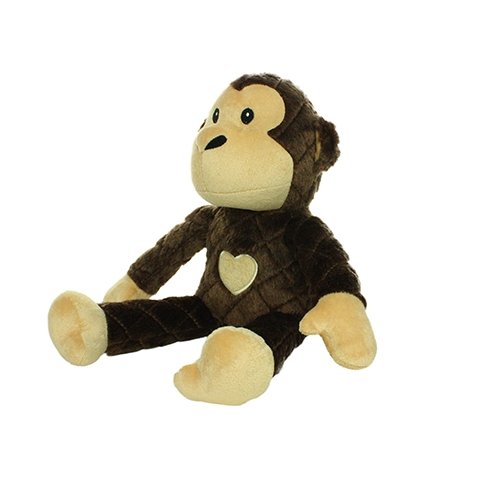 Mighty Safari Monkey Brown juguete para perro - Pet Brands