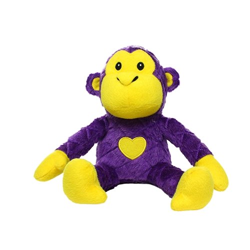 Mighty Safari Monkey Purple juguete para perro - Pet Brands