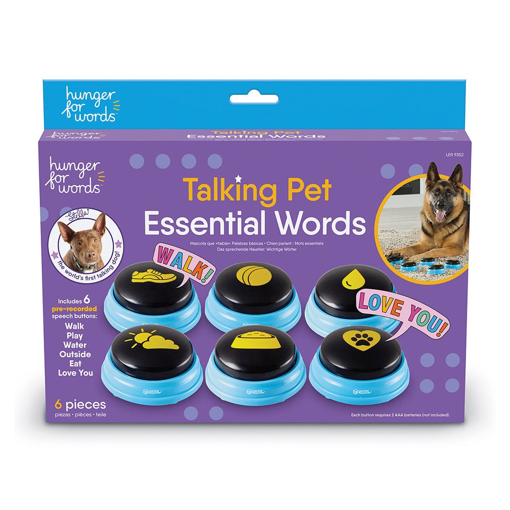 Talking Pet Essential Words juguete de entrenamiento para perro - Pet Fashion