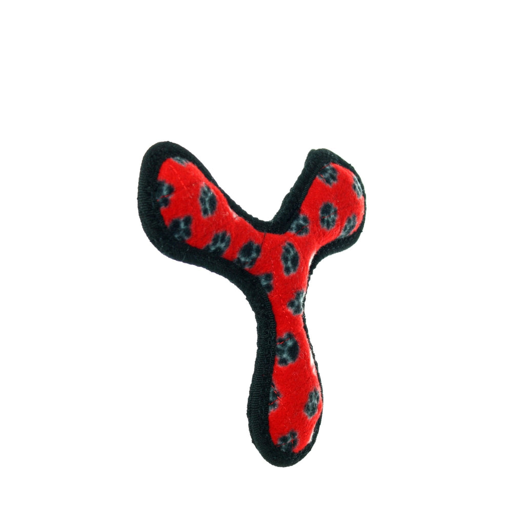 Tuffy Jr Boomerang Red Paw juguete para perro - Pet Brands