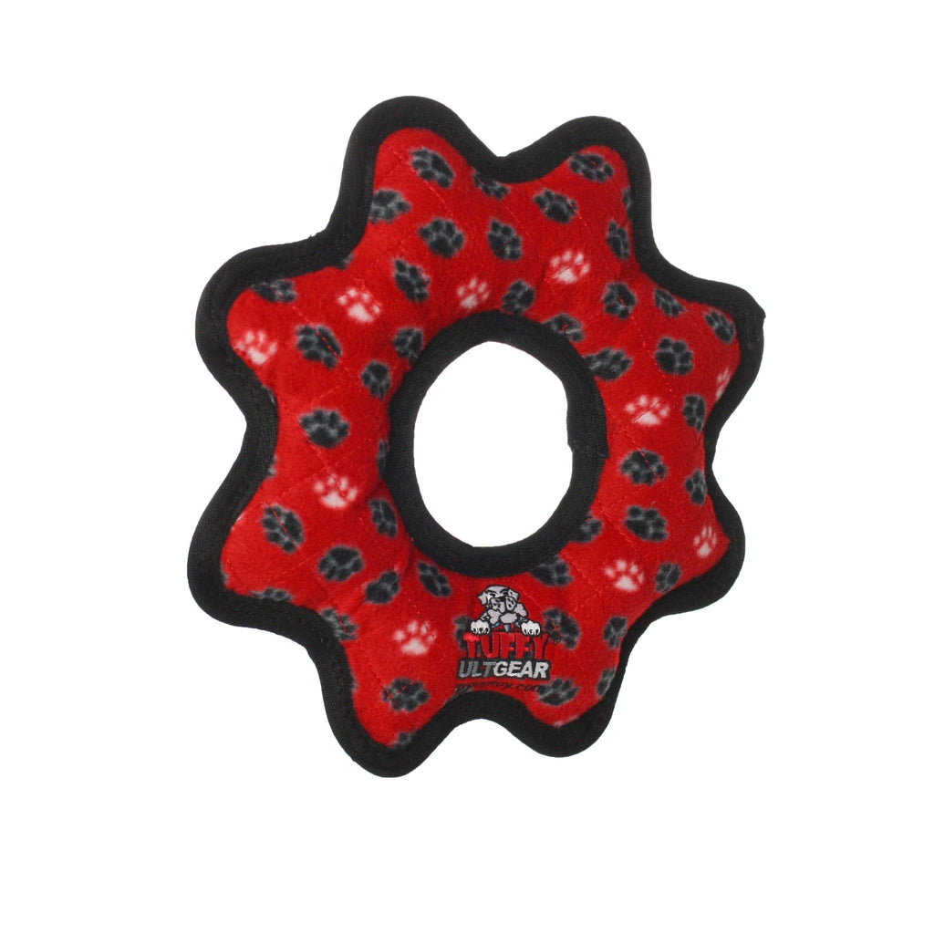 Tuffy Ultimate Gear Ring Red Paw juguete para perro - Pet Brands