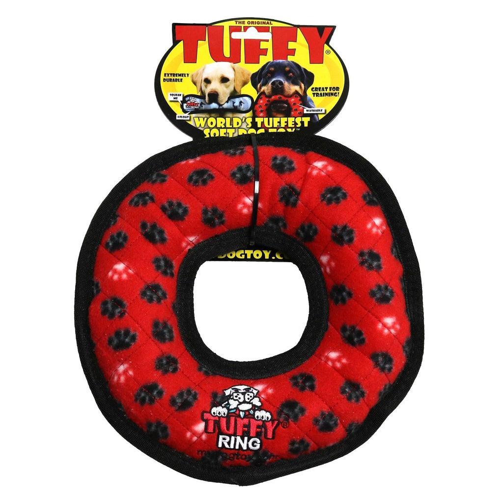 Tuffy Ultimate Ring Red Paw juguete para perro - Pet Brands
