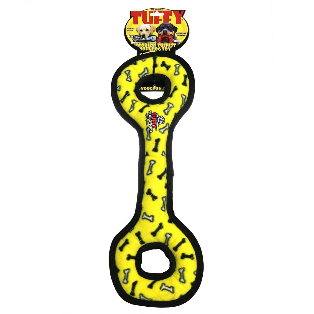 Tuffy Ultimate Tug-O-War Yellow Bone juguete para perro - Pet Brands
